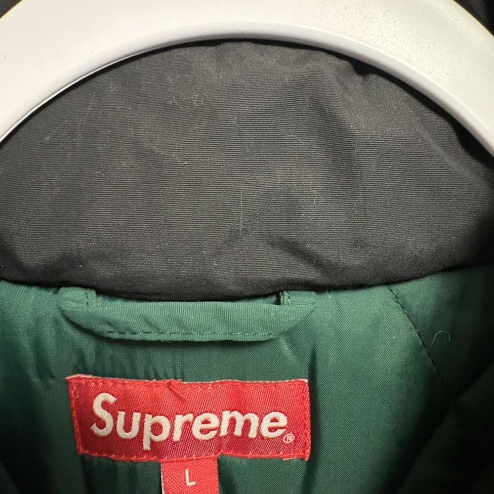Supreme Green And Red Pullover Jacket - image 3